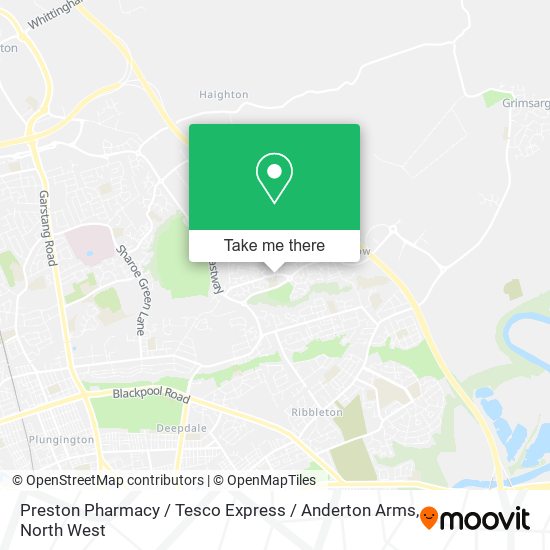 Preston Pharmacy / Tesco Express / Anderton Arms map