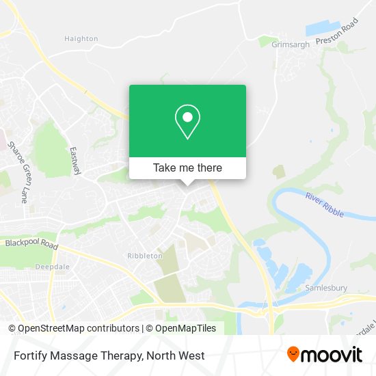 Fortify Massage Therapy map