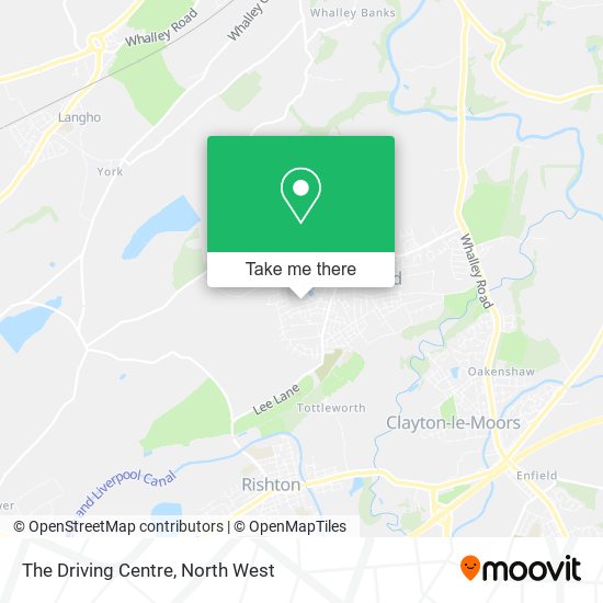 The Driving Centre map