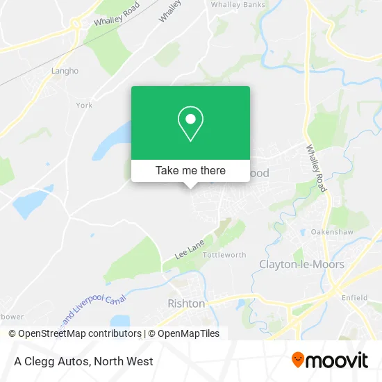 A Clegg Autos map