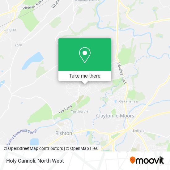 Holy Cannoli map