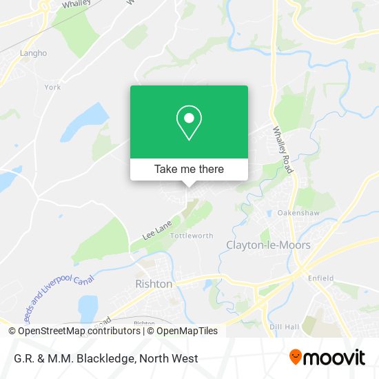 G.R. & M.M. Blackledge map