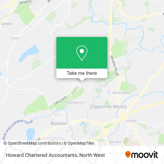 Howard Chartered Accountants map