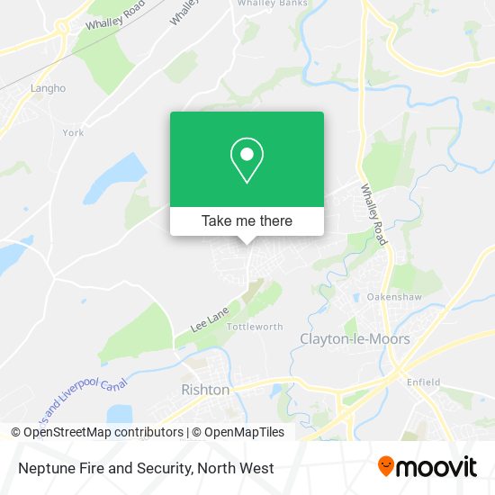 Neptune Fire and Security map