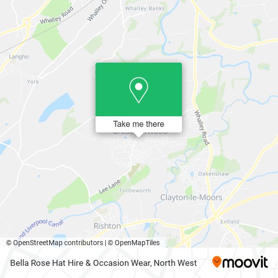 Bella Rose Hat Hire & Occasion Wear map