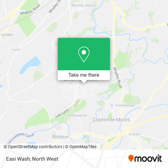 Easi Wash map