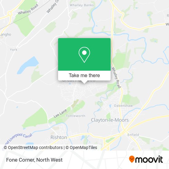 Fone Corner map