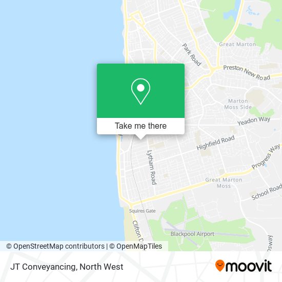 JT Conveyancing map