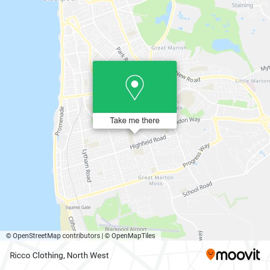 Ricco Clothing map