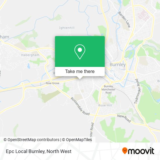 Epc Local Burnley map