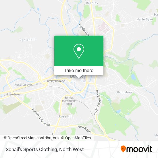 Sohail's Sports Clothing map