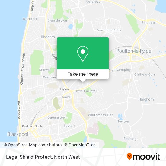 Legal Shield Protect map