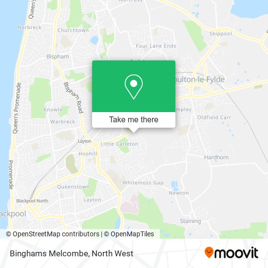 Binghams Melcombe map