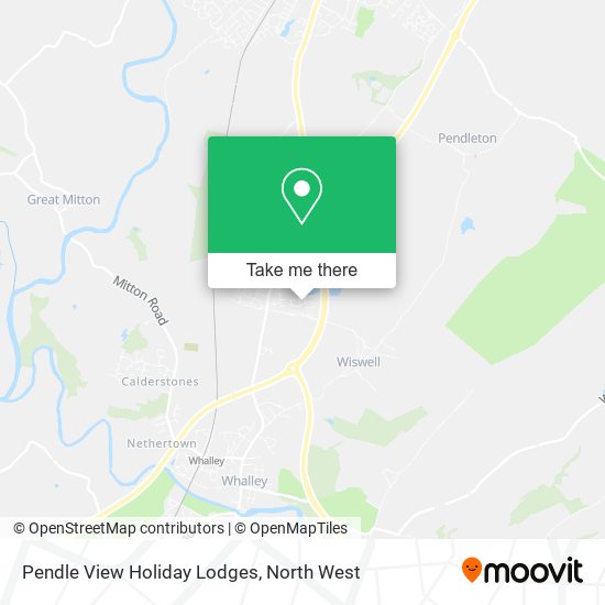Pendle View Holiday Lodges map