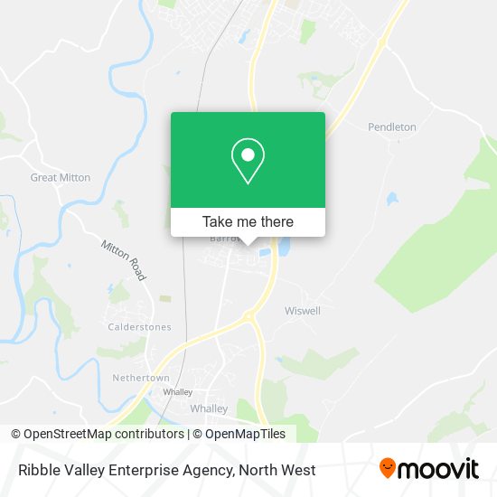 Ribble Valley Enterprise Agency map