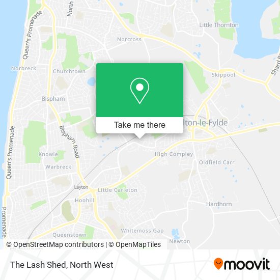 The Lash Shed map
