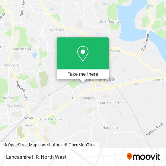 Lancashire HR map