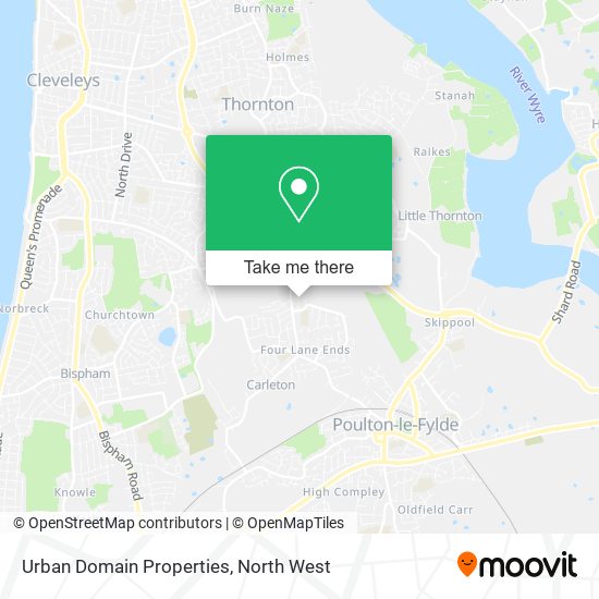 Urban Domain Properties map