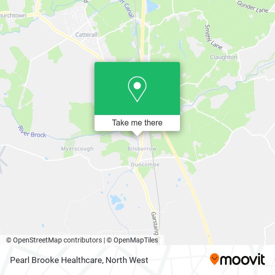 Pearl Brooke Healthcare map