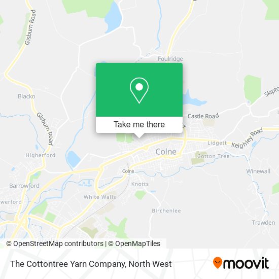 The Cottontree Yarn Company map