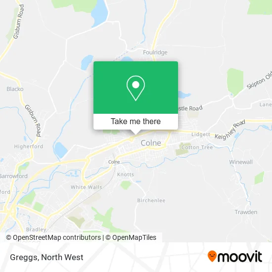 Greggs map