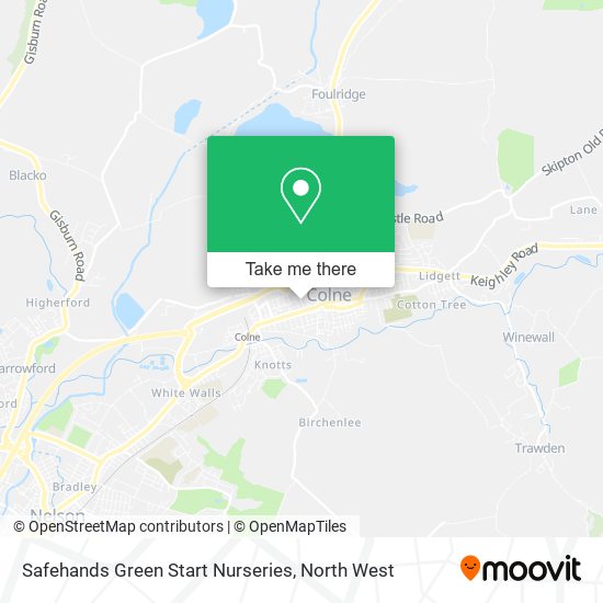 Safehands Green Start Nurseries map