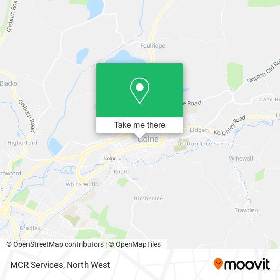 MCR Services map