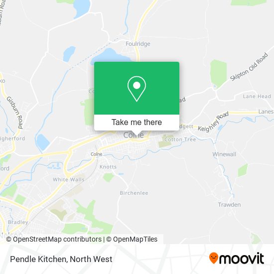 Pendle Kitchen map