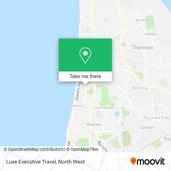 Luxe Executive Travel map