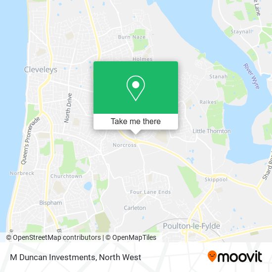 M Duncan Investments map