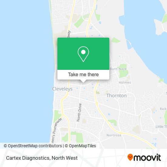 Cartex Diagnostics map