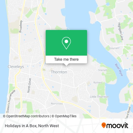 Holidays in A Box map