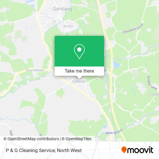 P & G Cleaning Service map