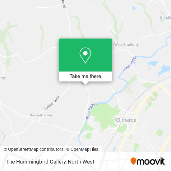 The Hummingbird Gallery map