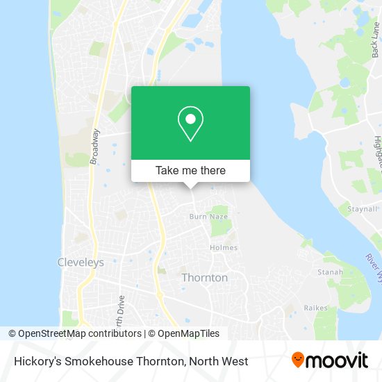 Hickory's Smokehouse Thornton map