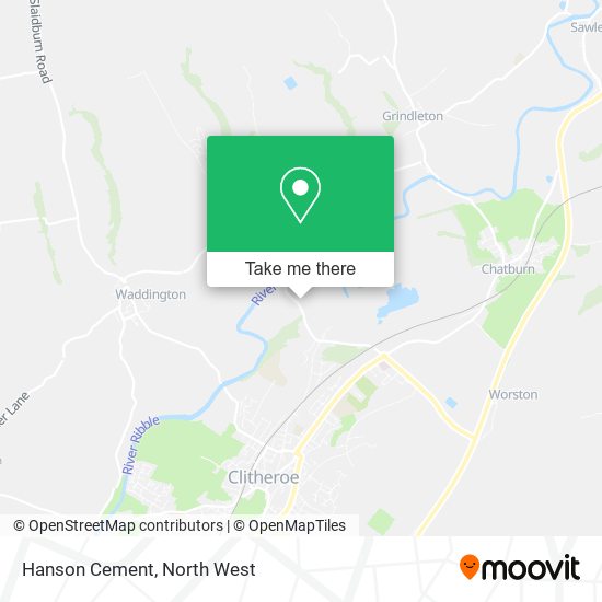 Hanson Cement map
