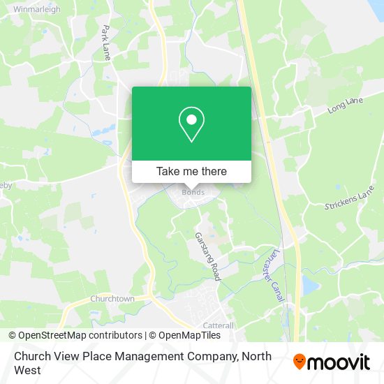 Church View Place Management Company map