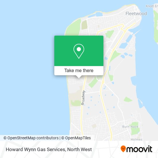 Howard Wynn Gas Services map
