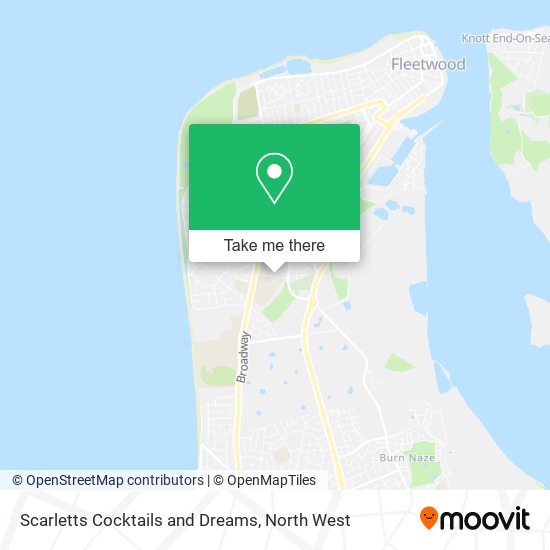 Scarletts Cocktails and Dreams map