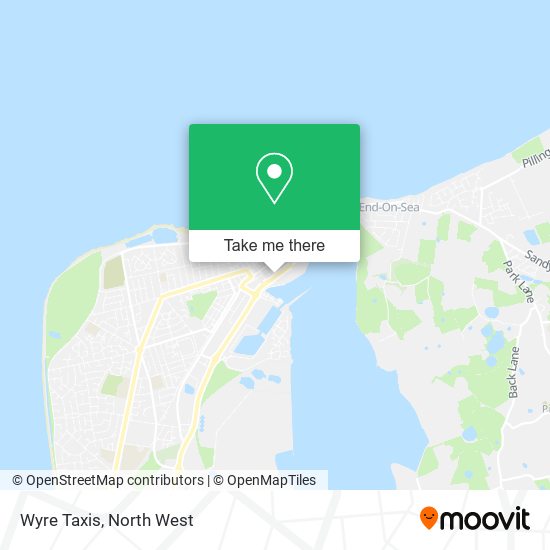 Wyre Taxis map