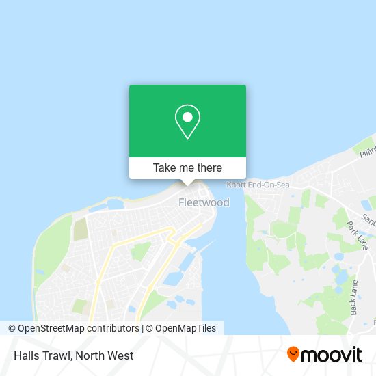 Halls Trawl map