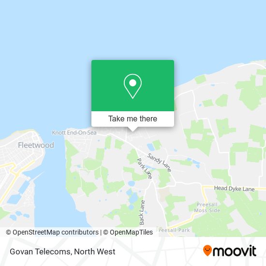 Govan Telecoms map