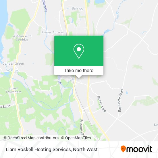 Liam Roskell Heating Services map