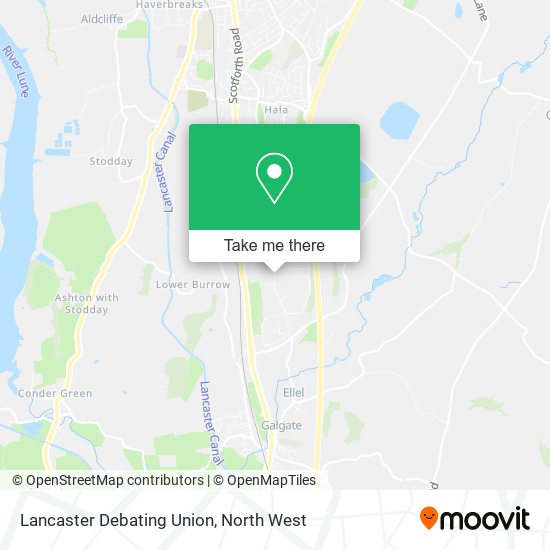 Lancaster Debating Union map