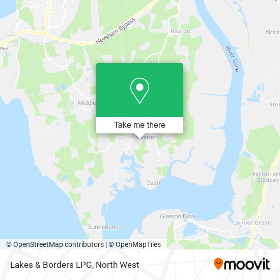 Lakes & Borders LPG map