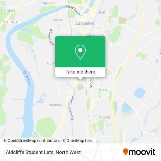 Aldcliffe Student Lets map