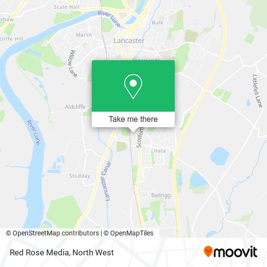 Red Rose Media map