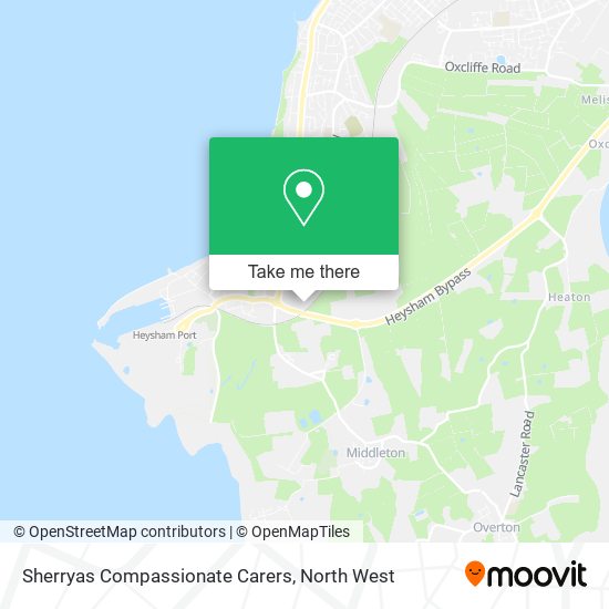 Sherryas Compassionate Carers map