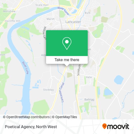 Poetical Agency map