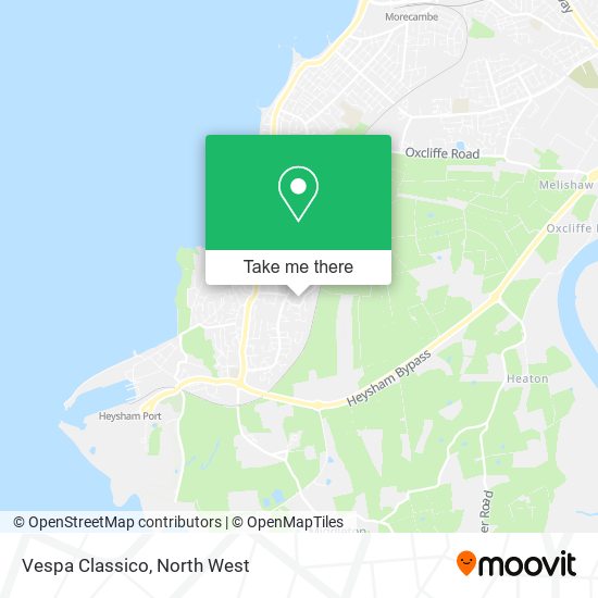 Vespa Classico map
